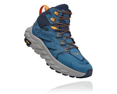 Hoka One One Anacapa Mid GORE-TEX - Sapatos De Caminhada Homem Turquesa | PT-pvAhF1C